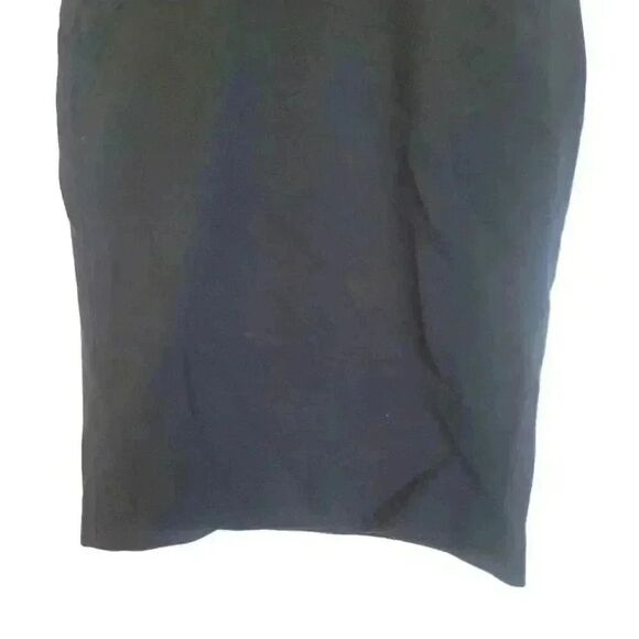 Diane Von Furstenberg Women's Black Viscose/Poly/Spandex Knit Marta Pencil Knee - Picture 4 of 6